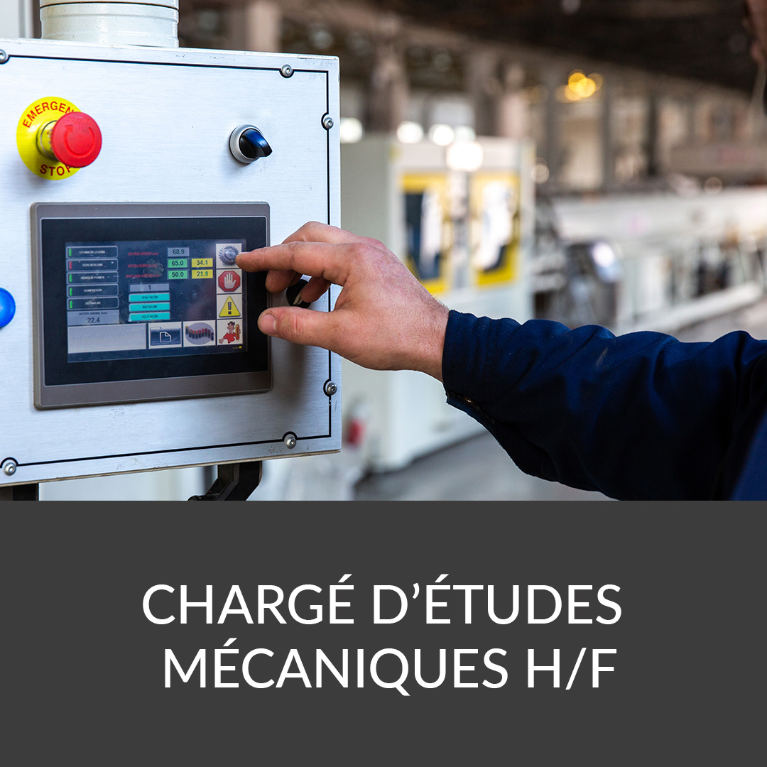 TECHNICIEN BUREAU D’ETUDES MECANIQUES H/F